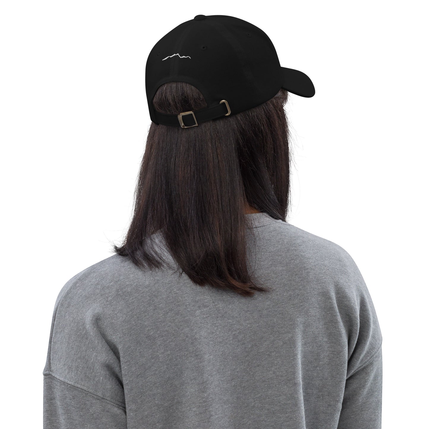 Pigalle Dad Hat with Mountain Outline