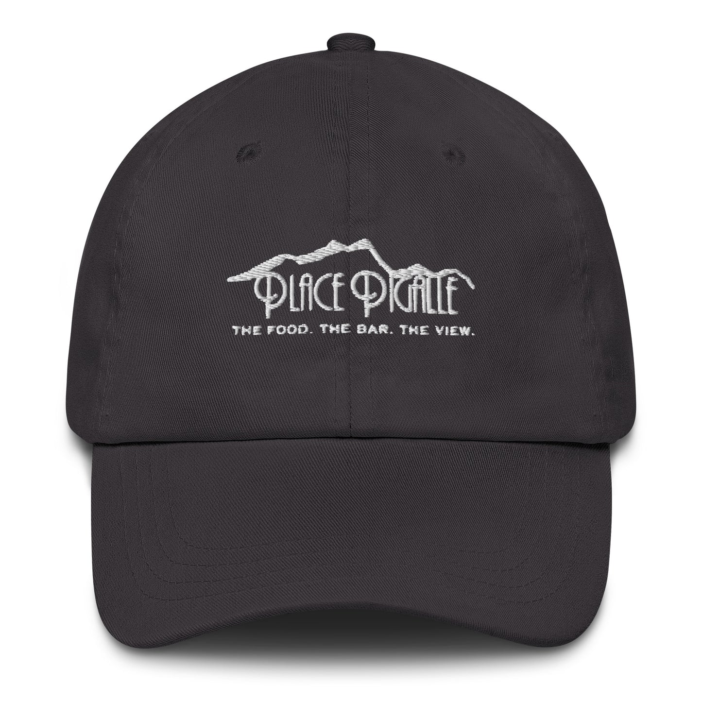 Pigalle Dad Hat with Mountain Outline