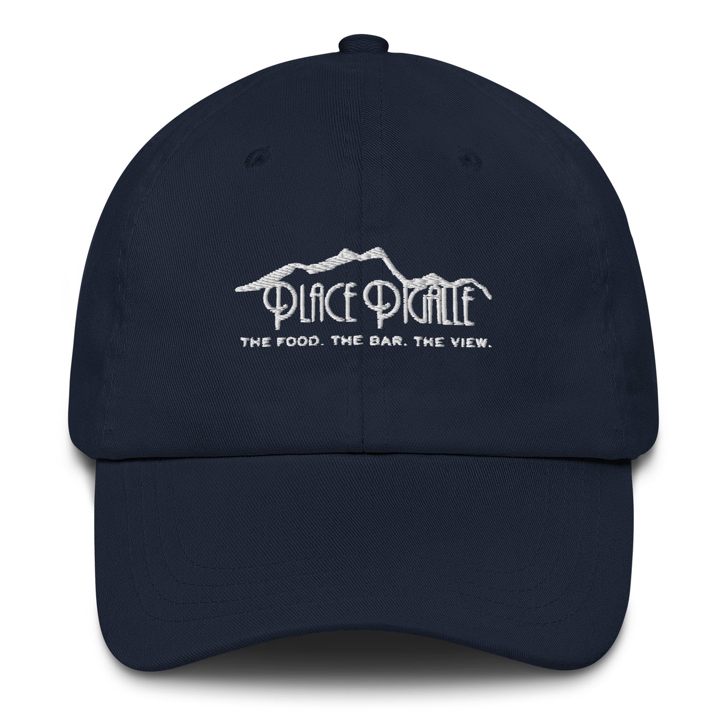 Pigalle Dad Hat with Mountain Outline